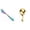 Blue 1PCS & Spoons H 1PCS, variant on YoeXGDS 1PC Rainbow Fork, 7inch Rainbow Flatware Stainless Steel Forks, Cake Forks, Table Forks,Dessert Fork, Silverware Flatware Fork