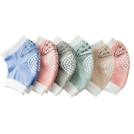 

Zlekejiko Girls Knee Protective 6Pair Pads Crawling Gear Cushion Boys Baby Elbow Baby Care