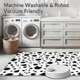 thumbnail image 5 of ODIKA 2'x3' Machine Washable Non-Slip Area Rug, Playful Spotted Farm Animal Design High Traffic Rug, Black, 324058, 5 of 5