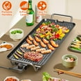 thumbnail image 2 of Imountek 21in Electric Griddle, 1500W Hot Plate Cooking BBQ Grill, Non-Stick Table Top Grill, 2 of 12
