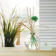 Hosley Set of 4 Glass Diffuser Bottles with Reeds, No Oil Included, Ideal Home Decor and Birthday Gifts for Women, Perfect Room Decor for Weddings, Spa, Meditation, Bathroom