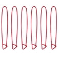 thumbnail image 2 of Abbracc 6Pcs Alloy Metal Knitting Crochet Sewing Needle stitch holders Red 20cm Extra Large, 2 of 7