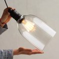 thumbnail image 4 of Modern Industrial Pendant Light Retro Loft Glass Lamp Shade Ceiling lights UK, 4 of 12