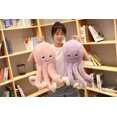 thumbnail image 3 of Plush Cute Octopus Dolls Soft Toy Stuffed Marine Animal for Boys Girls Birthday Presents (Blue, 24"), 3 of 4