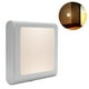 thumbnail image 2 of Paquete de 2 luces LED de noche enchufables, ultradelgadas, diseño fresco al tacto, ideal para dormitorio, baño, pasillo, escaleras o cualquier habitación oscura (blanco cálido) Xemadio 2034681-2, 2 of 9