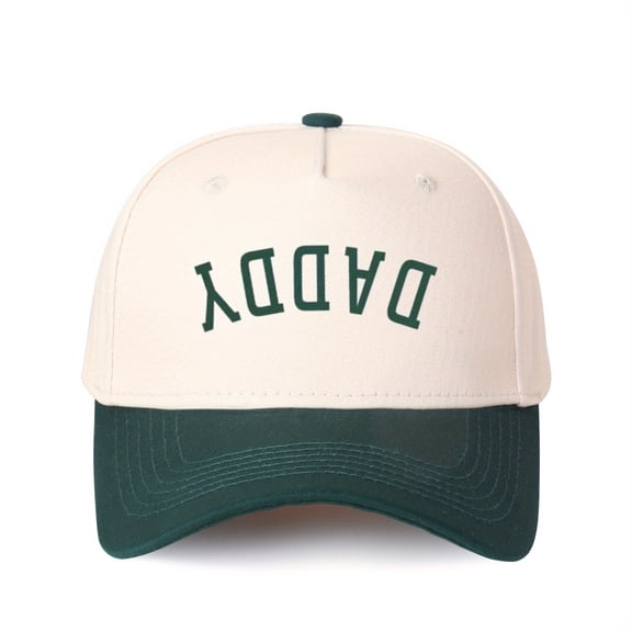 DADDY Embroidered Patchwork Trucker Hat Adjustable Baseball Cap Unisex Vacation Travel Essential