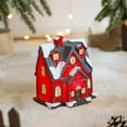thumbnail image 4 of PRETXORVE Christmas Decorations, Christmas Village House Set Led Lighting Diy Christmas Statues Christmas Miniature Resin Decorations Christmas Cedar Bare Branches Street Lights, 4 of 6