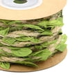 thumbnail image 2 of FUTUREORYY Artificial Green Leaf Ribbon for Crafts and Floral Strings 1 Roll Braided Polyester 19.7*0.2in, 2 of 8