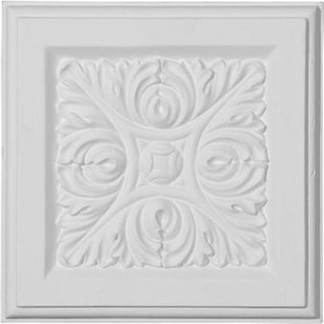 Ekena Millwork PB05X05X01OD 5.25 In. W X 5.25 In. H X 1.25 In. P Architectural Odessa Plinth Block