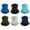 Multicolor-Dark, variant on 6 Pack Neck Gaiter Bandana Face Mask Cooling Gator Mask Face Cover Neck Scarf