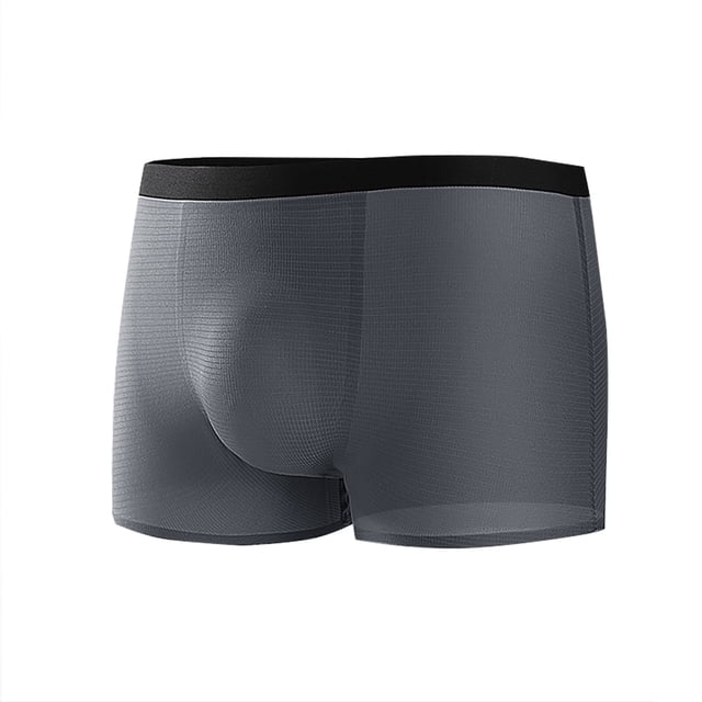 Men’s Boxer Briefs Super Soft, Breathable, Quick-Dry Silk Underwear