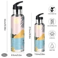 thumbnail image 2 of Yayeee 20oz Insulated Water Bottle Double Wall Stainless Steel with Flip Straw Lid, Boho Style Sun, 2 of 7