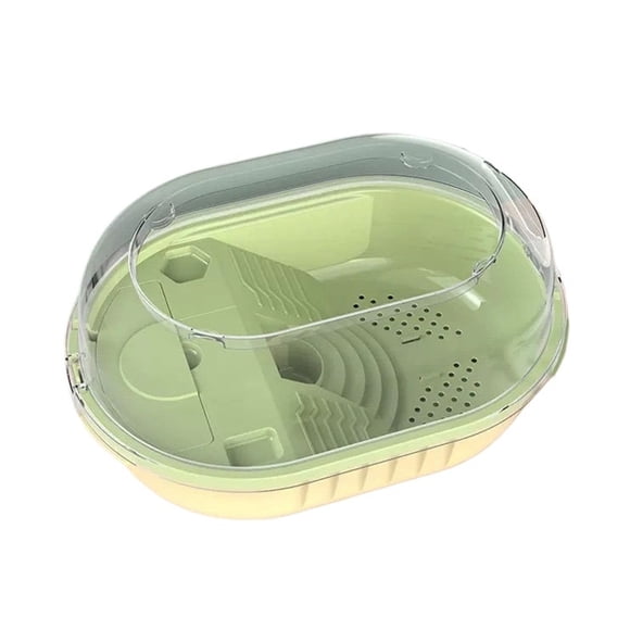 Turtle tank with sun drying platform for home breeding and landscaping
