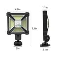 thumbnail image 3 of Black-Friday Solar Motion Sensor Lights 88 LED 10W IP65 Waterproof Security Lights for Wall Fence Yard, 3 of 8