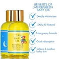 thumbnail image 4 of Natural Baby Oil Duo by LatherGreen, 4 of 4