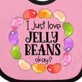 thumbnail image 4 of Inktastic I Just Love Jellybeans, Okay? Easter Candy Boys or Girls Baby Bib, 4 of 4