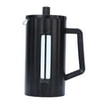 thumbnail image 1 of Cafetera francesa, prensa de acero, herramienta de sin café molido, émbolo de café, hervidor de café expreso para acampar, oficinas en casa, Negro 600ml, 1 of 8