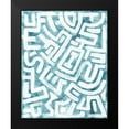 thumbnail image 2 of Vess, June Erica 12x14 Black Modern Framed Museum Art Print Titled - Labyrinth IV, 2 of 5