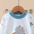 thumbnail image 6 of Caqnni Toddler Baby Boy Fall Winter Clothes Little Boy Outfit Letter Long Sleeve Sweatshirts and Jogger Pants Set Fall Winter Set for 0 6 12 18 24 M 1t 2t 3t 4t 5t 6t,6-12 Months, 6 of 7
