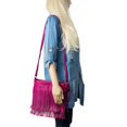 thumbnail image 5 of Dario Women's Faux Patent Leather Fringe Crossbody Purse with Adjustable Cross-Body Strap, 5 of 5