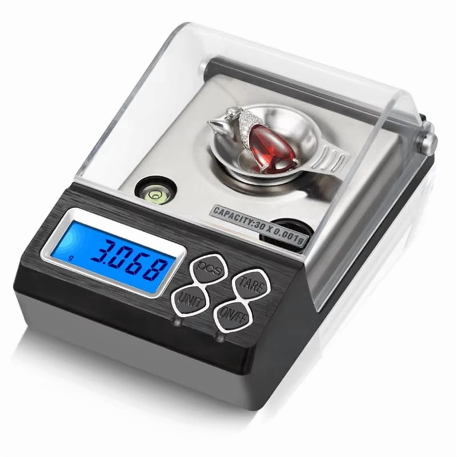 Katigan 50g 0.001g Precision Portable Electronic Jewelry Scales Gold Germ Balance 0.001g Digital Counting Carat Milligram Scale