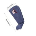 thumbnail image 3 of Turbie Twist, Hair Towel Wrap, Fleece Dry Hair Cap, Super Absorbent Quick Drying, Soft Breathable Shower Cap for Women, 3 of 6