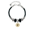 thumbnail image 2 of Delight Jewelry Goldtone Disc 1/2'' Initial - r - Mom Celtic Knot Leather Bead Bracelet, 7"+2" Extender, 2 of 4