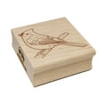 thumbnail image 1 of Perky Tufted Titmouse Bird Square Rubber Stamp Stamping Scrapbooking Crafting - Small 1.25in, 1 of 1