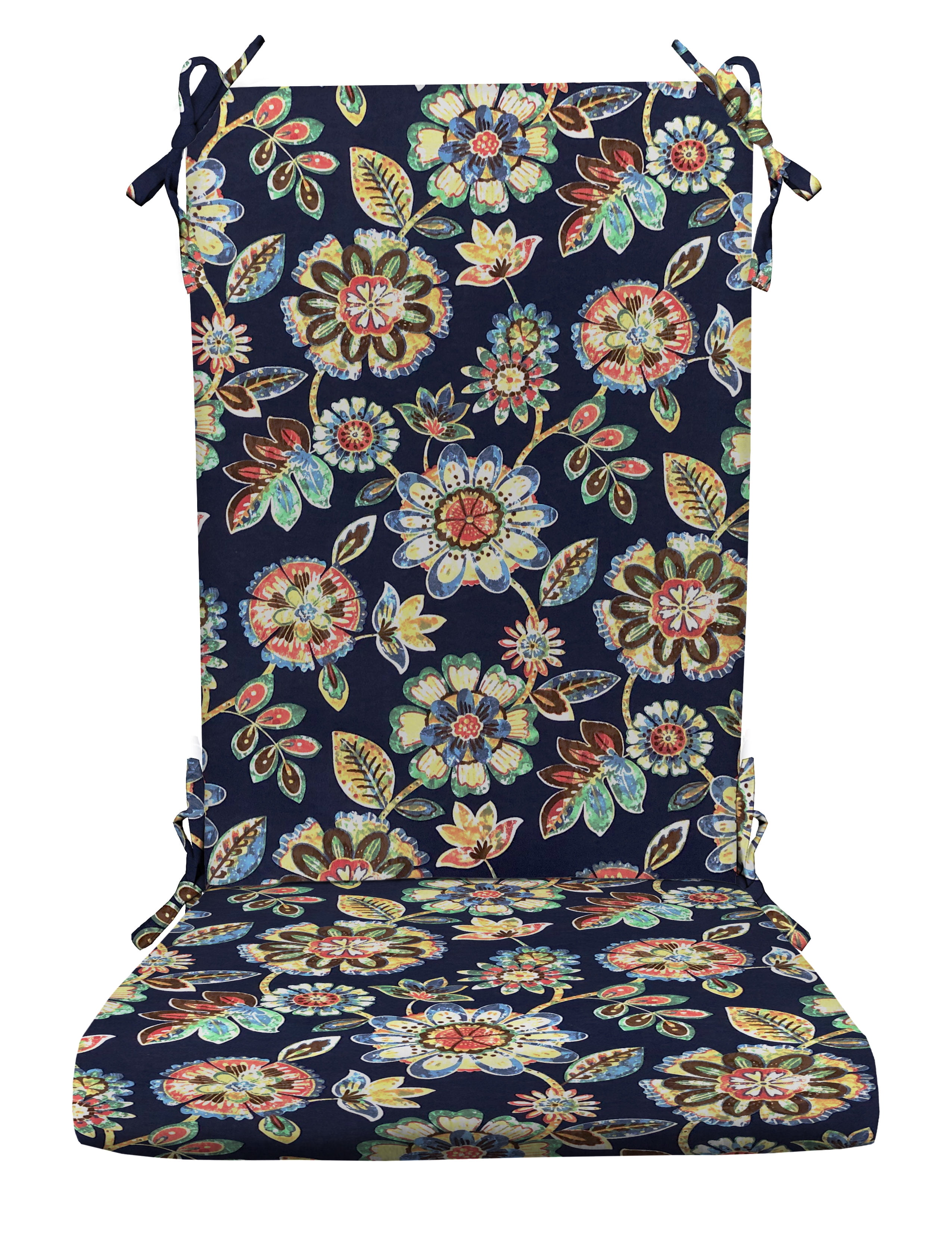 RSH Décor Indoor Outdoor Foam Rocker Rocking Chair Pad Cushions, Fits