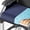 Navy, variant on Vcomsoft Gel-Infused Seat Cushions 3-Layer Breathable Seat pad 4'' Thick with Handle for Wheelchair, Office Chair,Gaming Chair & Car Seat –Cooling Support Coccyx& Sciatica Relief( Grey)