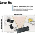 thumbnail image 3 of Mouse Pad, Large Desk Pads On Top of Desks, Waterproof Mousepad, Cute Computer PC Laptop Writing Pads Accessories for School Office Home 31.5" x 15.7" - Marble with Gold Triangles, 3 of 6