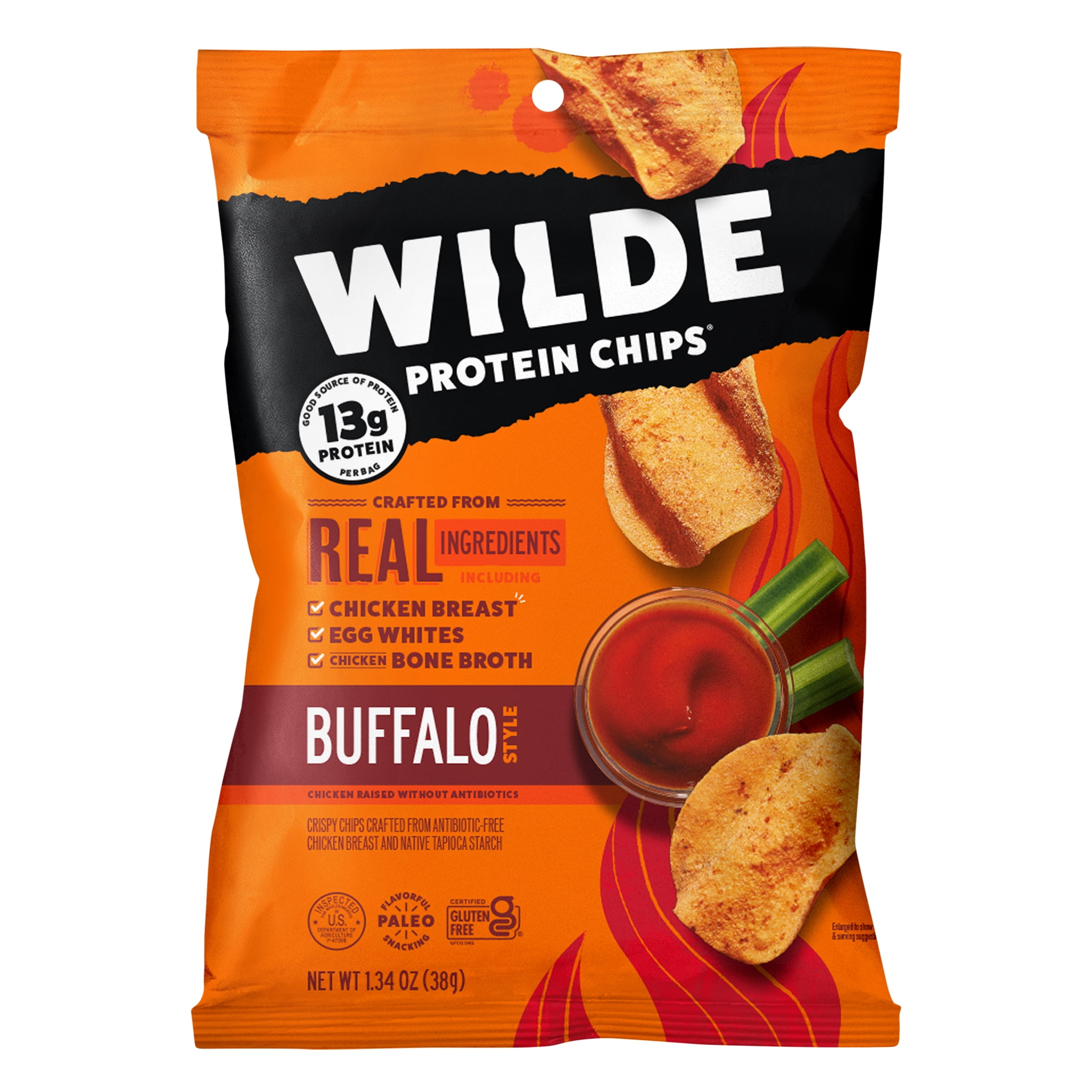 WILDE Protein Chips Buffalo 1.34oz (8-1.34oz)