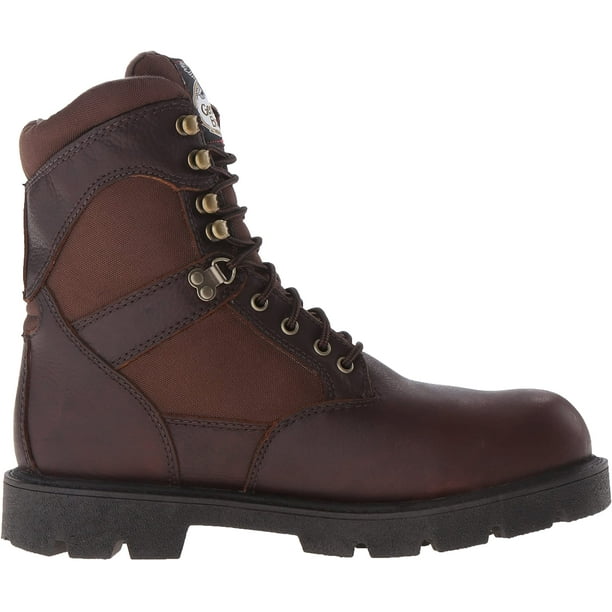 Georgia Boot Mens Homeland 8 Inch Steel Toe Work Shoe Walmart