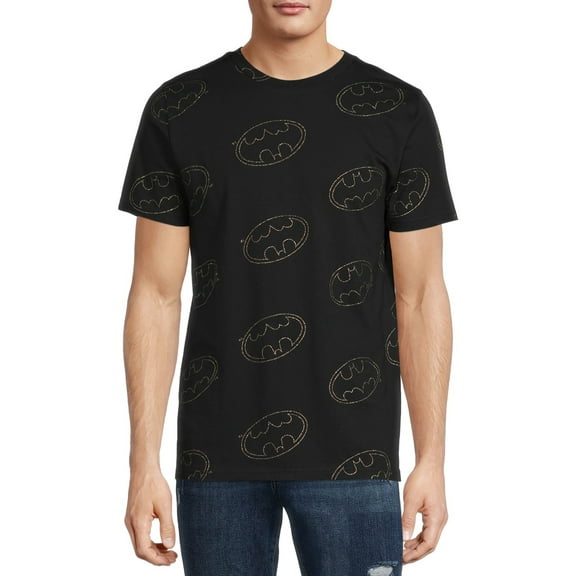 Batman Men's Allover Print Tee