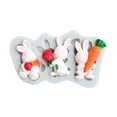 thumbnail image 2 of 3D Rabbit Shape Cake Mould Easter Fondant Soft Non Stick Mold Cake Cookies Chocolate Decoration, 2 of 6