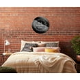 thumbnail image 4 of Best Godmother Ever Silvery Grey Wreath 24 inch Glass Round Wall Hanging Sign, 4 of 4