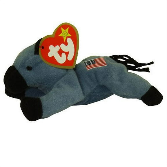 TY McDonald's Teenie Beanie - LEFTY the Donkey (2000) (4.5 inch)