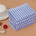 thumbnail image 2 of PiccoCasa 6pcs Thin Terry Cotton Kitchen Dish Cloths for Home Cleaning 15" x 10.5" Blue 6, 2 of 7