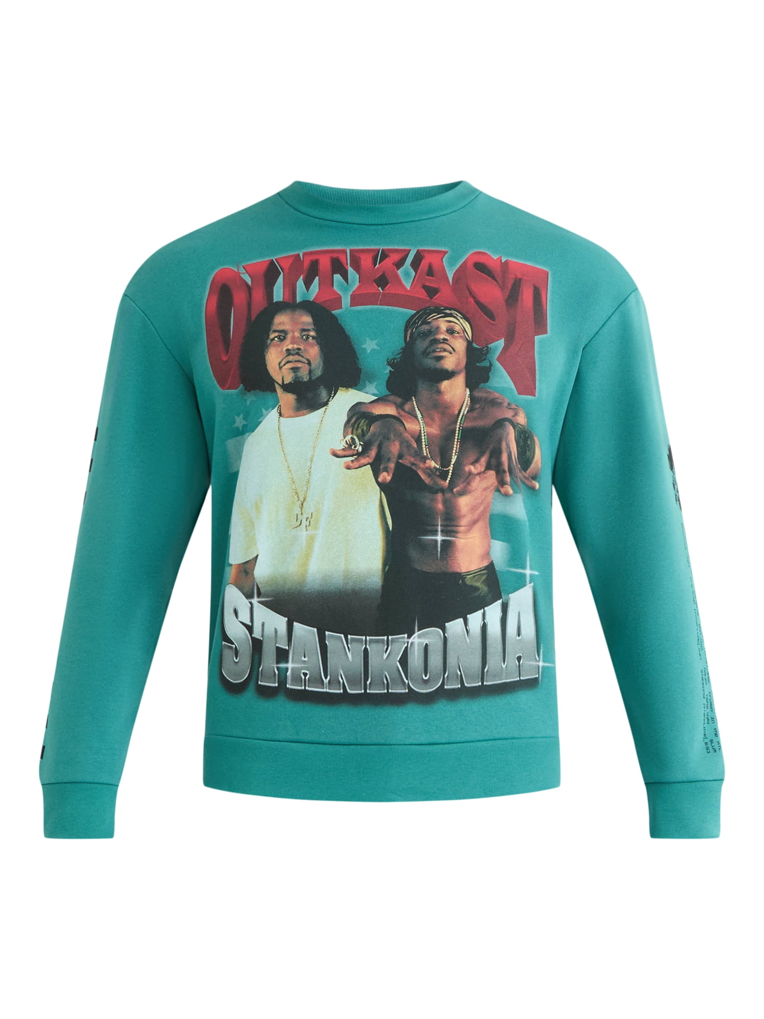 OutKast Men's and Big Men’s Graphic Fleece Sweatshirt with Long Sleeves, Sizes XS-3XL