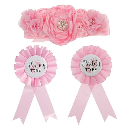 

1 Set Maternity Sash Mommy Daddy Corsages Maternity Photography Keepsake Gifts