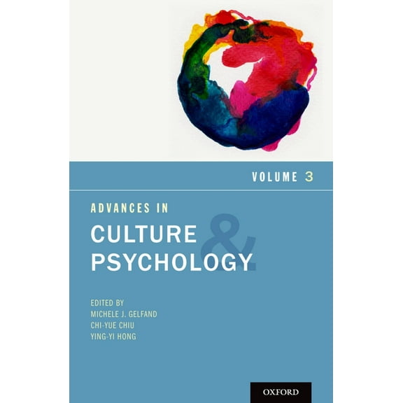 Advances in Culture and Psychology Advances in Culture and Psychology, Book 03, (Hardcover)