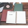thumbnail image 4 of A5 Spiral Notebook 4-Pack: Thick Plastic Hardcover, 8mm Lined Pages, 80 Sheets for Study & Notes (4 Colors), 4 of 5