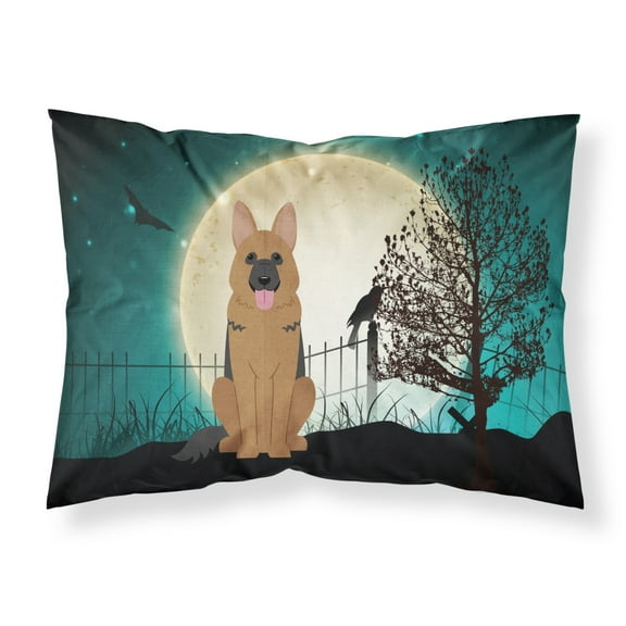 Halloween Scary German Shepherd Fabric Standard Pillowcase