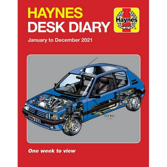 Haynes 2021 Desk Diary : January to December 2021 - One week to view (Hardcover)