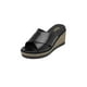 thumbnail image 5 of Sandalia Flexi 135602 Mujer Vacuno Casual Yute 9 cm negro 27, 5 of 8