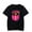Black, variant on Keyshia Cole pixk T-shirt Merch print Crewneck Unisex Trend Casual Short Sleeve Top