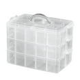 thumbnail image 1 of Coofit Grid Box 3-Ply Adjustable Divider Jewelry Storage Box Jewelry Storage Container, 1 of 10