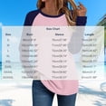 thumbnail image 2 of DISKEBUISS Women's Long Sleeve Raglan T-Shirts Crew Neck Color Block Tops for Fall Casual Loose Blouse, 2 of 6