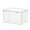 Clear #2, variant on Clear Plastic Bread Storage Container | Airtight Bread Bin for Loaf & Cake | Reusable Kitchen Organizer | 2 Size Options (8.38x5.78x5in or 11.81x4.13x5.12in) | Food-Safe Polypropylene
