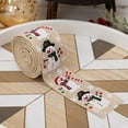thumbnail image 2 of JIhuahe Christmas Snowman Ribbon 5.5 Yards Long Christmas Tree Decoration Gift Wrapping Ribbon for Holiday Decor Craft Projects and Festive Accents,Complexion, 2 of 3